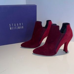 Stuart Weitzman Spliced Bordeaux Suede